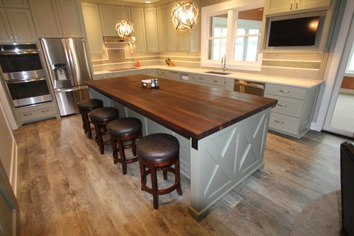 Custom wood furniture piece