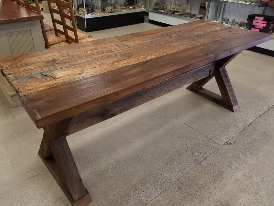 Custom wood furniture piece