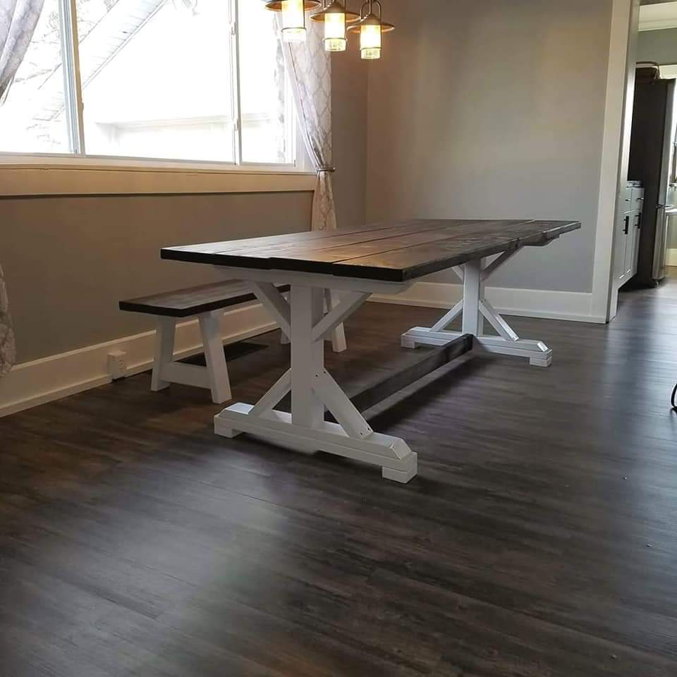 Custom wood furniture piece