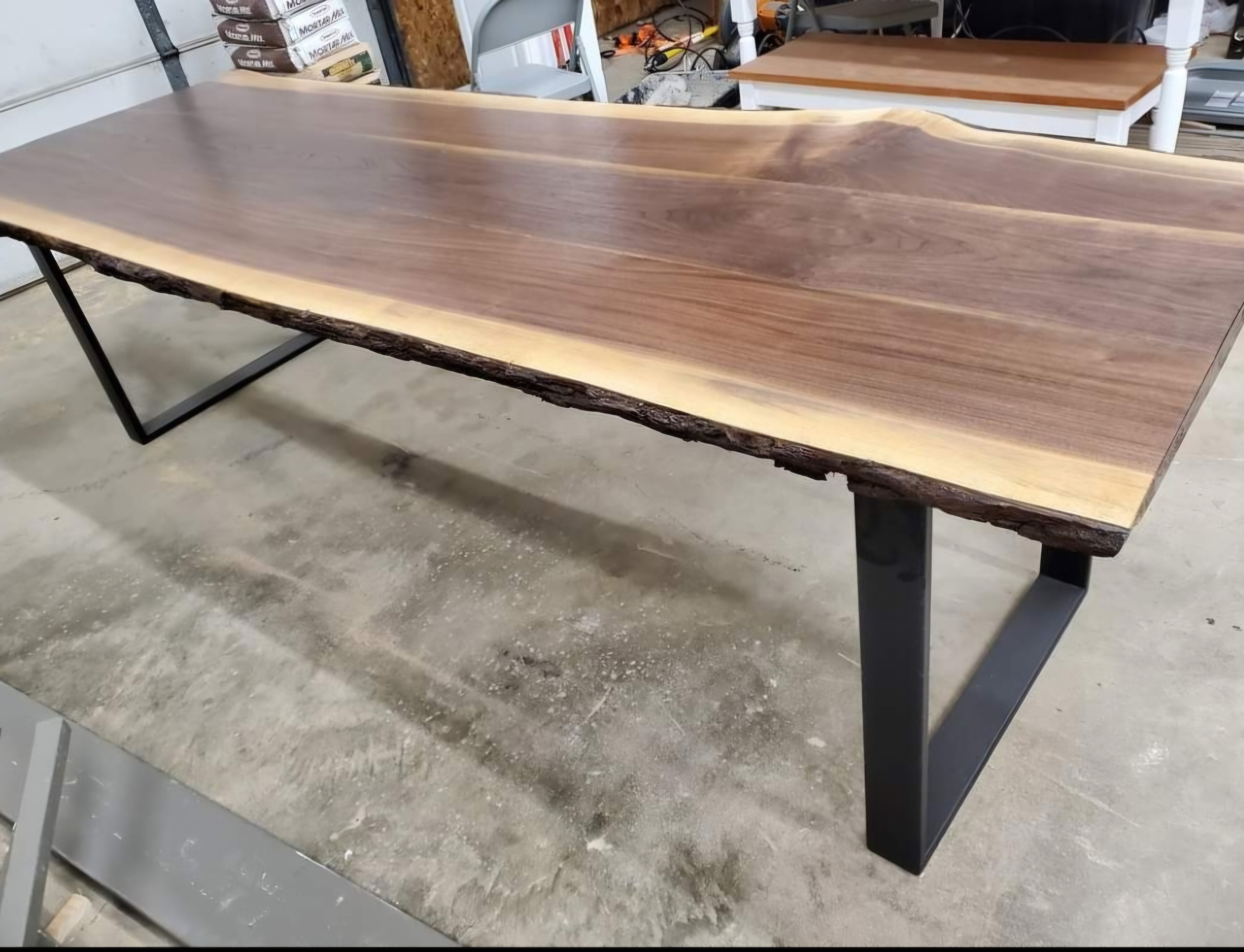 Custom wood furniture piece